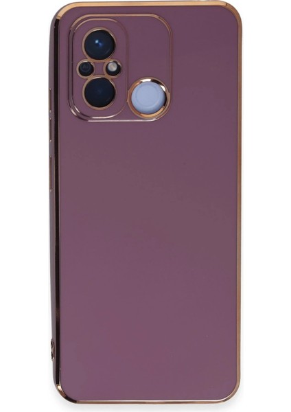 Xiaomi Redmi 12C Kılıf Volet Silikon - Mor