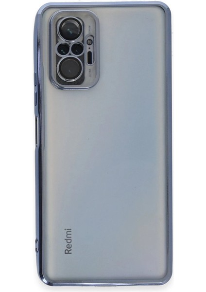 Newface Xiaomi Redmi Note 10 Pro Kılıf Razer Lensli Silikon - Açık Mavi fiyatları