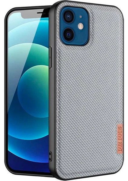 Dux Ducis Fino Serisi iPhone 12 -12 Pro 6.1inç Kılıf Premium Dokuma Silikon KILIF-(1903) fiyatları