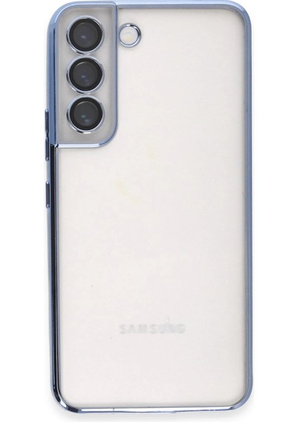 Newface Samsung Galaxy S22 Kılıf Razer Lensli Silikon - Açık Mavi fiyatları