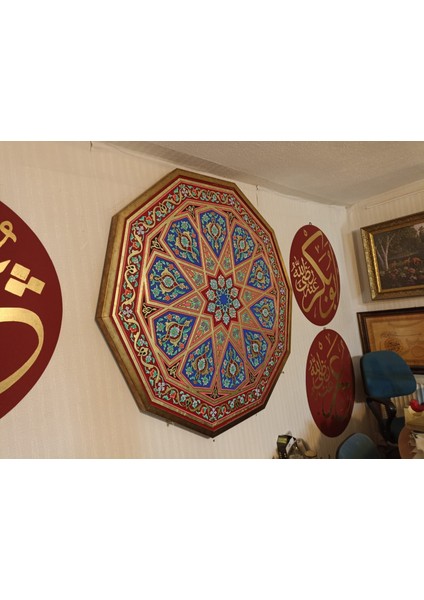 5614 Kalem Işi Altın Varaklı Tavan Göbeği . fırsatları
