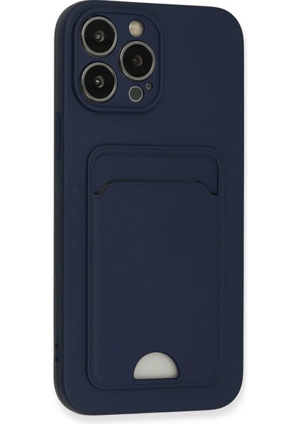 Newface iPhone 13 Pro Max Kılıf Kelvin Kartvizitli Silikon - Lacivert fiyatları