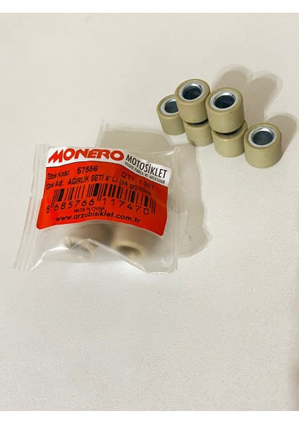 Kuba Scooter 50CC 80CC Modelleri Uyumlu 6 Gram Baga