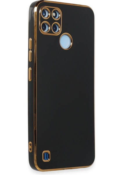Newface Realme C25Y Kılıf Volet Silikon - Siyah fiyatları