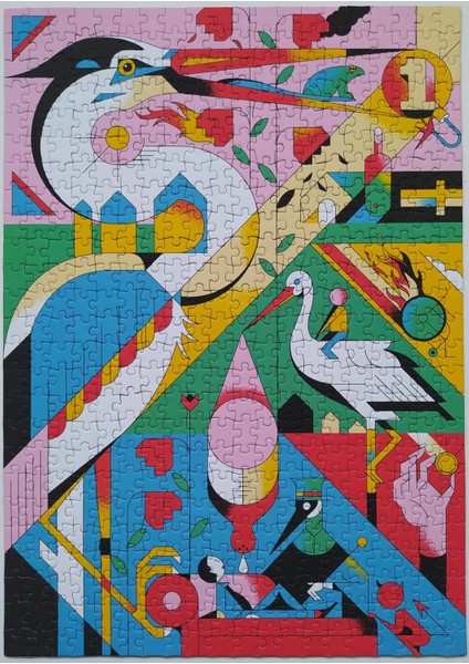 Dutch Welfare State Velvet 500 Parça Puzzle