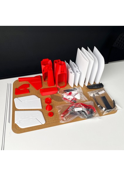 Rc Model Uçak - Craycle Stick 1000MM Eğitim ve Hobi Uçağı Gövde Kiti (ELEKTRONİK VE KUMANDA HARİÇ) fiyatları