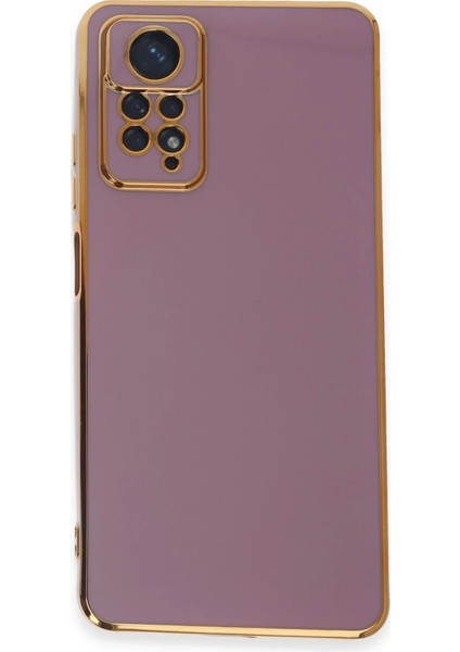 Newface Xiaomi Redmi Note 12 Pro 4g Kılıf Volet Silikon - Mor