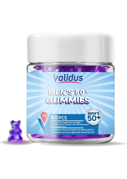 Mens 50+ 60 Gummies