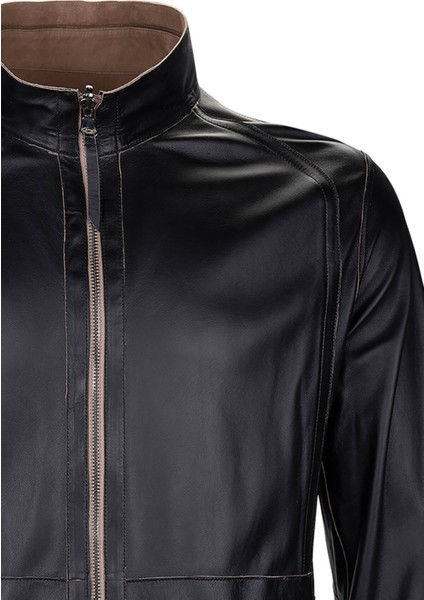 Erkek Hakiki Deri Vizon Süet Deri Mont 1000 029Y Erk Derımont Y25 Vızon Suet modelleri