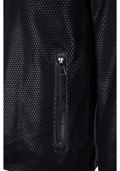 Erkek Hakiki Deri Siyah Deri Mont 571 Z-16 Erk Derımont Y25 Sıyah Lazer modelleri