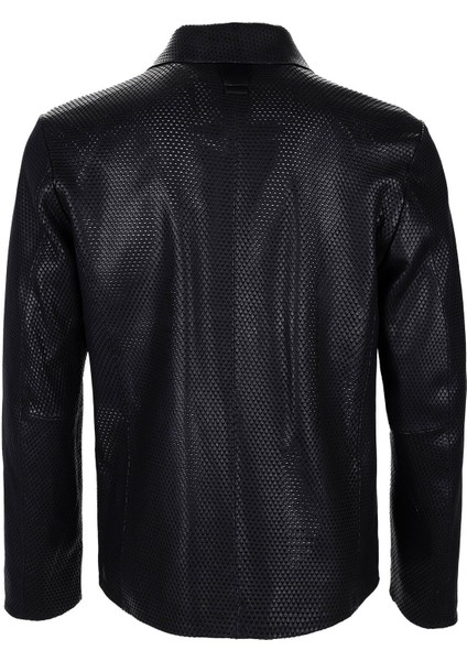 Erkek Hakiki Deri Siyah Deri Mont 571 Z-16 Erk Derımont Y25 Sıyah Lazer fırsatları