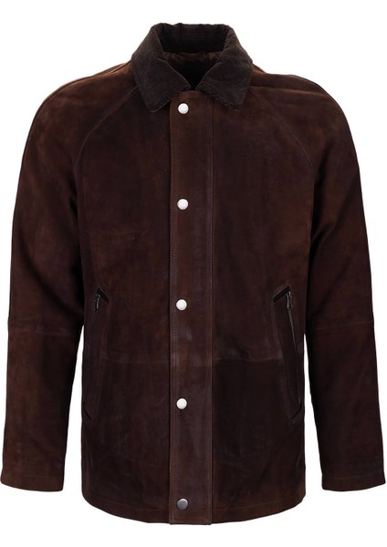 Erkek Hakiki Deri Kahverengi Deri Mont 571 Barcelona Erk Derımont Y25 Kahve Y Nubuk