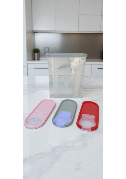 4'lü Set Erzak Kabı 4 Lt