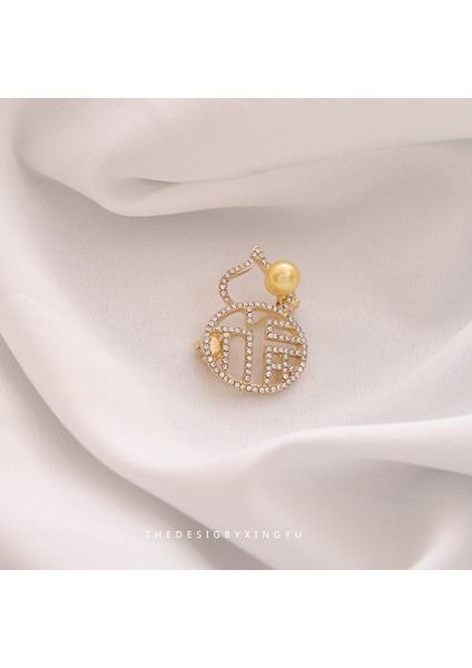 Yeni Küçük Broş Yay Parlama Önleyici Broş Yüksek Sınıf Çok Yönlülük Duygusu Parlama Önleyici Toka Pimi Giyim Aksesuarları (Yurt Dışından)