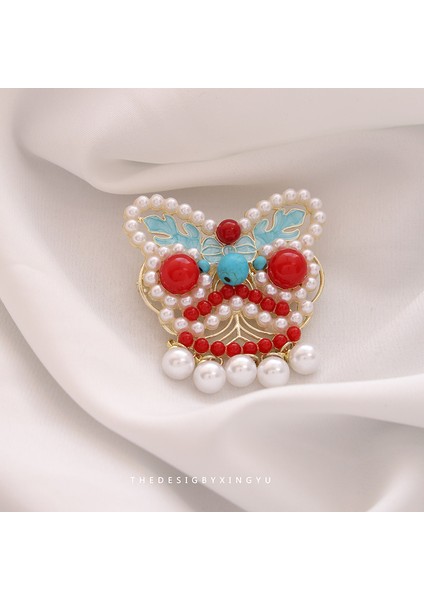 Yeni Broş Hafif Lüks Basit Mizaç Sabit Giysi Pin Takım Elbise Kolye Bilezik Şapkalar Sınıf Giyim Aksesuarları (Yurt Dışından)