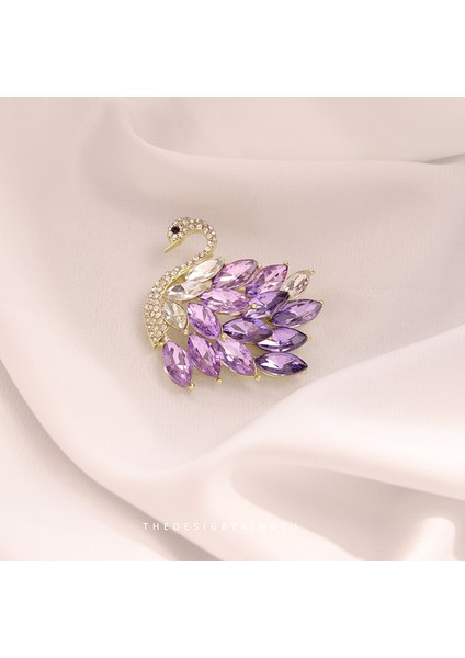 Yeni Broş Hafif Lüks Basit Mizaç Sabit Giysi Pin Takım Elbise Kolye Bilezik Şapkalar Sınıf Giyim Aksesuarları (Yurt Dışından)