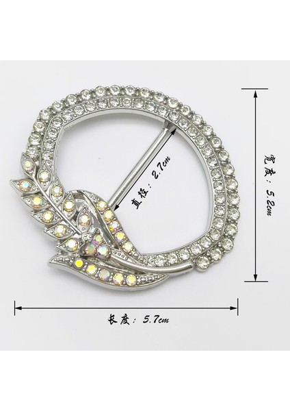 Hafif Lüks Inci Elmas Taklidi Bel Düğmesi Alaşımlı Malzeme ile Etek Köşe Düğüm Düğmesi Zarif Çok Yönlü Stil (Yurt Dışından)