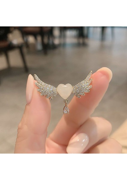 Yeni Küçük Broş Yay Parlama Önleyici Broş Yüksek Dereceli Korse Gömlek Parlama Önleyici Düğmeler Çok Yönlü Pimler (Yurt Dışından)