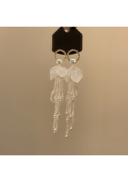 Yeni Gümüş Iğne Çiçek Kolye Küpe Tatil Tarzı Küpe Mori Taze Broş Sınıf Dekoratif Tatlı Küpe (Yurt Dışından)