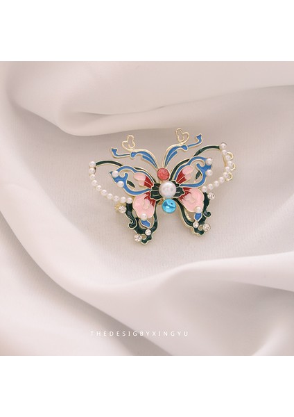 Yeni Broş Hafif Lüks Basit Mizaç Sabit Giysi Pin Takım Elbise Kolye Bilezik Şapkalar Sınıf Giyim Aksesuarları (Yurt Dışından)