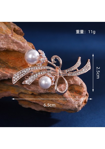 Yeni Moda Broş Zarif Işık Lüks Kişilik Dekoratif Broş Retro Moda Broş Sınıf Mücevher (Yurt Dışından)