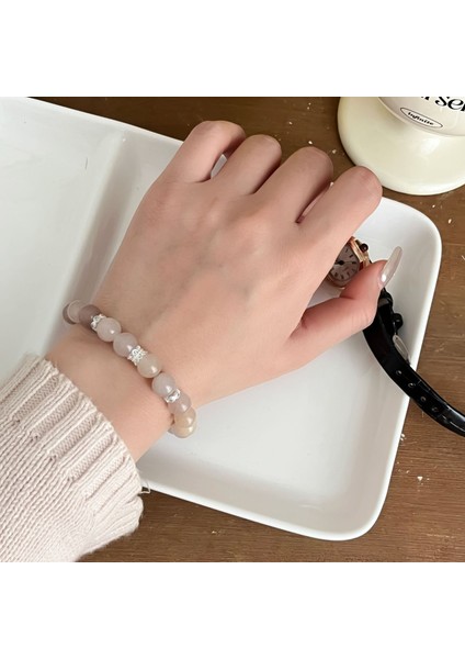 Yeni Bilezik Broş Küpe Gümüş Iğne Yağ Damlası Çiçekler Geometrik Küpe Fransız Retro Moda Mizaç Takı Broş Bilezik (Yurt Dışından)