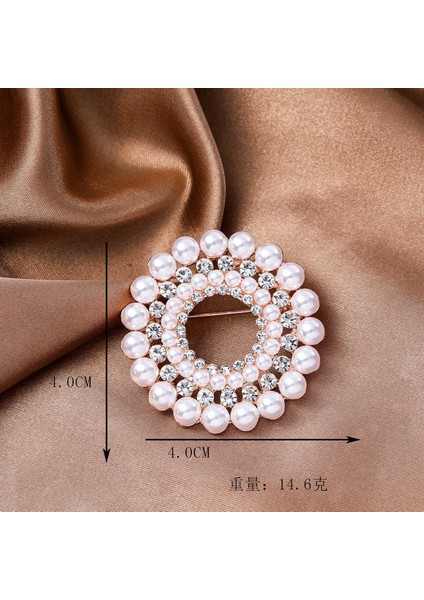 Yeni Moda Broş Zarif Işık Lüks Kişilik Dekoratif Broş Retro Moda Broş Sınıf Mücevher (Yurt Dışından)