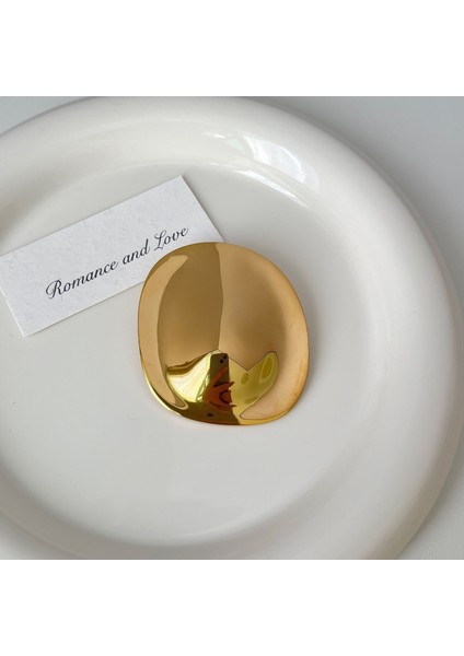 Yeni Bilezik Broş Küpe Gümüş Iğne Yağ Damlası Çiçekler Geometrik Küpe Fransız Retro Moda Mizaç Takı Broş Bilezik (Yurt Dışından)