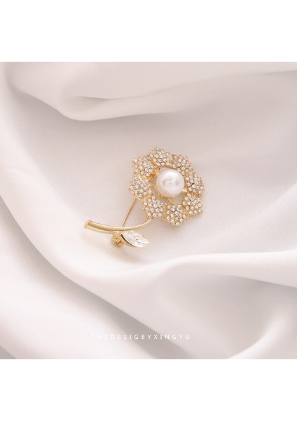 Yeni Broş Hafif Lüks Basit Mizaç Sabit Giysi Pin Takım Elbise Kolye Bilezik Şapkalar Sınıf Giyim Aksesuarları (Yurt Dışından)