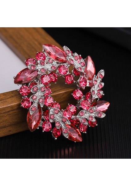 Broş Kıdemli Işık Duygusu Lüks Kadın Korsaj Kristal Inci Yüksek Dereceli Pimler Çift Kullanımlı Mücevher Sınıfı Aksesuarlar (Yurt Dışından)