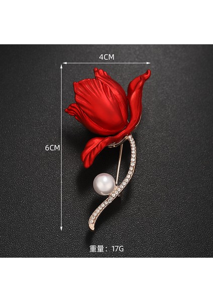 Yeni Moda Broş Zarif Işık Lüks Kişilik Dekoratif Broş Retro Moda Broş Sınıf Mücevher (Yurt Dışından)