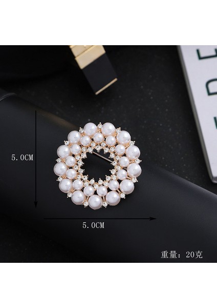 Yeni Moda Broş Zarif Işık Lüks Kişilik Dekoratif Broş Retro Moda Broş Sınıf Mücevher (Yurt Dışından)