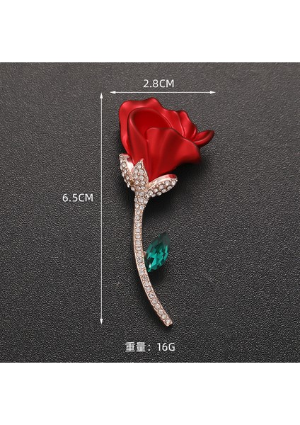 Yeni Moda Broş Zarif Işık Lüks Kişilik Dekoratif Broş Retro Moda Broş Sınıf Mücevher (Yurt Dışından)