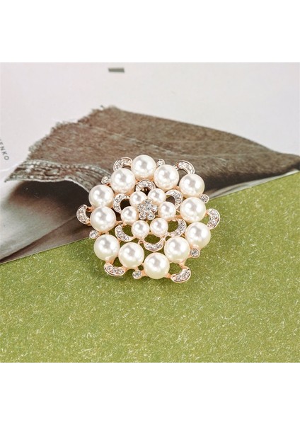 Yeni Moda Broş Zarif Işık Lüks Kişilik Dekoratif Broş Retro Moda Broş Sınıf Mücevher (Yurt Dışından)