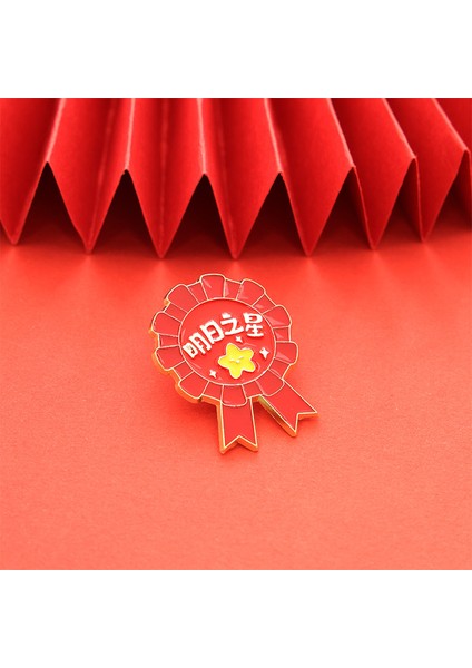 Yeni Broşlar Antik Stil Çalışma Rozetlerinin Altın Listesi Ortaokul ve Lise Giriş Sınavı Broşları Tezahürat Ilham Verici Kırmızı Öğrenci Hediyeleri (Yurt Dışından)