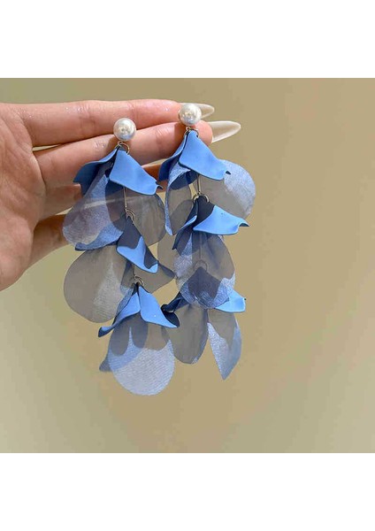 Yeni Gümüş Iğne Çiçek Kolye Küpe Tatil Tarzı Küpe Mori Taze Broş Sınıf Dekoratif Tatlı Küpe (Yurt Dışından)