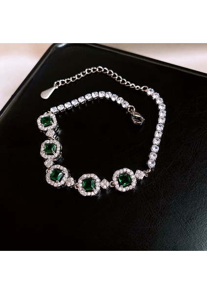 Yeni Zirkon Bilezik Süper Flaş Bilezik Mizaç Moda Broş Zarif Işık Lüks Kişilik Dekorasyon Broş Retro Moda Broş Sınıf Mücevher Ürünleri (Yurt Dışından)