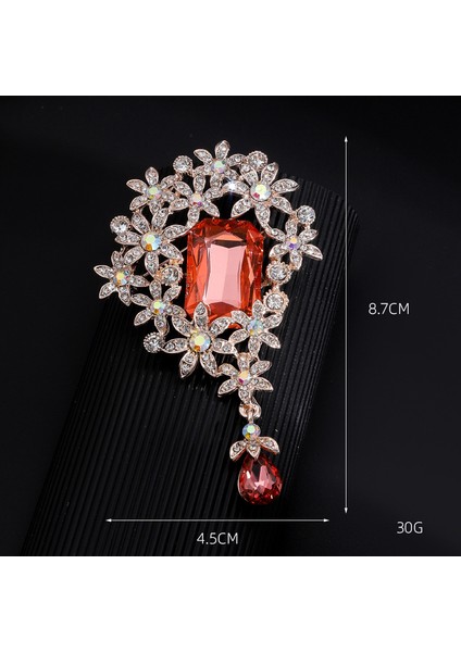 Yeni Broşlar Gelişmiş Kadın Mizaç Duygusu Çiçek Bitki Broş Niş Tasarım Zarif Pin Takım Elbise Aksesuarları (Yurt Dışından)