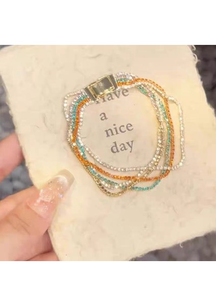 Broş Kıdemli Işık Duygusu Lüks Kadın Korsaj Kristal Inci Yüksek Dereceli Pimler Çift Kullanımlı Mücevher Sınıfı Aksesuarlar (Yurt Dışından)