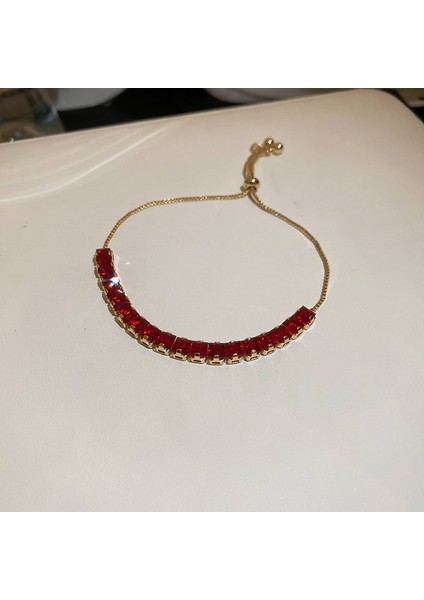 Yeni Zirkonya Çekilebilir Bilezik Hafif Lüks Kıdemli Mizaç Duygusu Bilezik Mücevherat Sınıfı Broş Takı (Yurt Dışından)