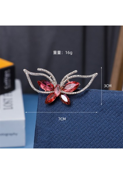 Broş Kıdemli Işık Duygusu Lüks Kadın Korsaj Kristal Inci Yüksek Dereceli Pimler Çift Kullanımlı Mücevher Sınıfı Aksesuarlar (Yurt Dışından)