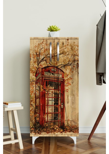 Phone Box 3 Raflı Çok Amaçlı Dolap Mutfak Salon Banyo Ofis Salon Dolabı fiyatları