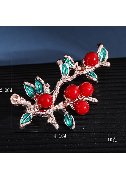 Yeni Moda Broş Zarif Işık Lüks Kişilik Dekoratif Broş Retro Moda Broş Sınıf Mücevher (Yurt Dışından)