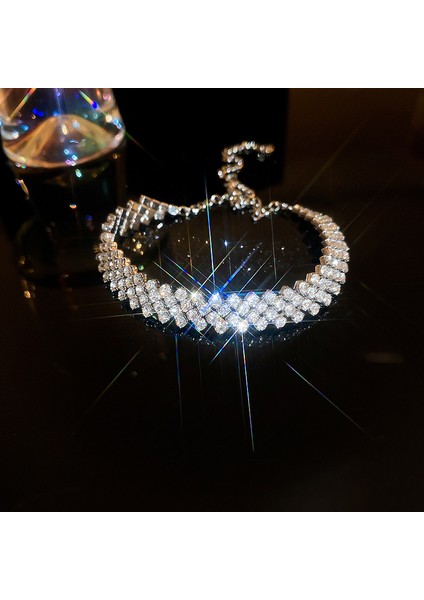 Broş Kıdemli Işık Duygusu Lüks Kadın Korsaj Kristal Inci Yüksek Dereceli Pimler Çift Kullanımlı Mücevher Sınıfı Aksesuarlar (Yurt Dışından)