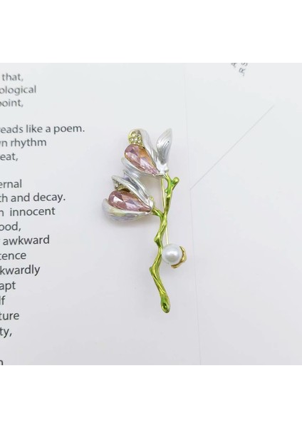 Yeni Moda Broş Zarif Işık Lüks Kişilik Dekoratif Broş Retro Moda Broş Sınıf Mücevher (Yurt Dışından)