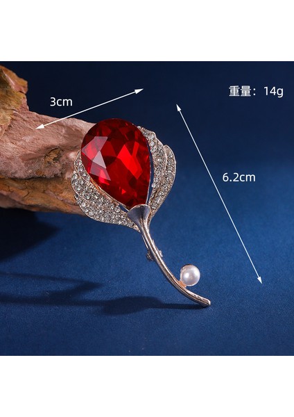 Yeni Moda Broş Zarif Işık Lüks Kişilik Dekoratif Broş Retro Moda Broş Sınıf Mücevher (Yurt Dışından)