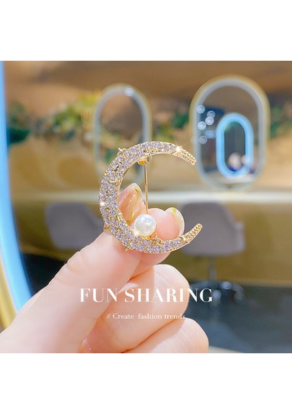 Yeni Küçük Broş Yay Parlama Önleyici Broş Yüksek Sınıf Çok Yönlülük Duygusu Parlama Önleyici Toka Pimi Giyim Aksesuarları (Yurt Dışından)