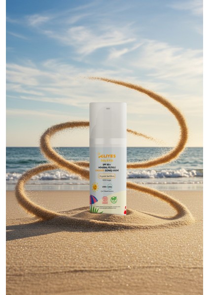 Organik Bebek & Çocuk Güneş Kremi Spf 50+ | Ecocert L Mineral Filtre, Non-Nano Çinko Oksit, Vegan