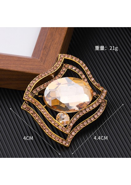 Yeni Mizaç Çanak Saç Tokası Şimdi Yeni Aksesuarlar Saç Tokası Başlık Saç Aksesuarları Kadın Broş Iğnesi Iğne Tüy Yağ Damlası Elmas Korsaj (Yurt Dışından)