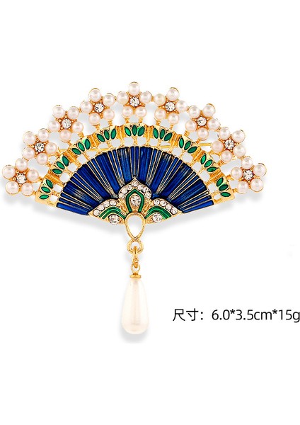 Yeni Retro Yüksek Dereceli Broş Klasik Mizaç Niş Tasarım Zarif Iğne Edebi Retro Tarzı Aksesuarlar (Yurt Dışından)